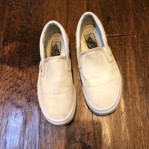 White Vans size 6 women